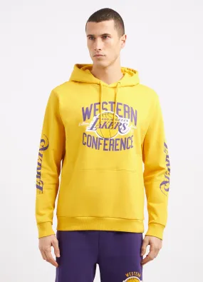 Felpa con cappuccio Los Angeles Lakers uomo