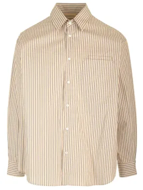   Lemaire  Camicia bastoncino con doppia tasca  