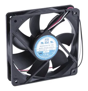 Ventola assiale in c.c. RS PRO, 151.2m³/h, 12 V dc, 120 x 120 x 25mm